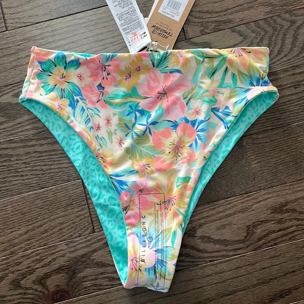 Billabong sweet tropics high waisted bikini bottom